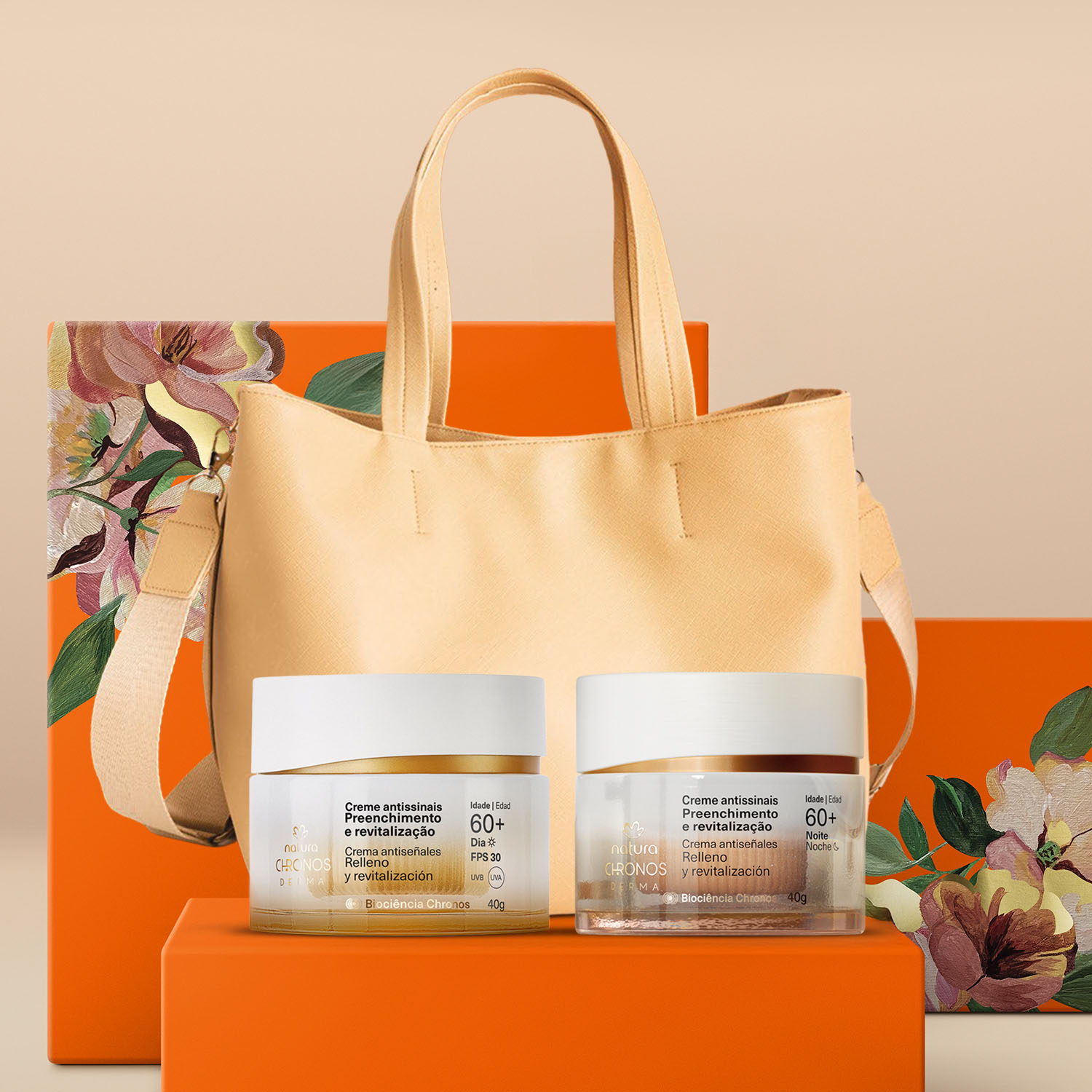 Regalo Madres Rutina 60+ (1 crema de día + 1 crema de noche + 1 cartera)