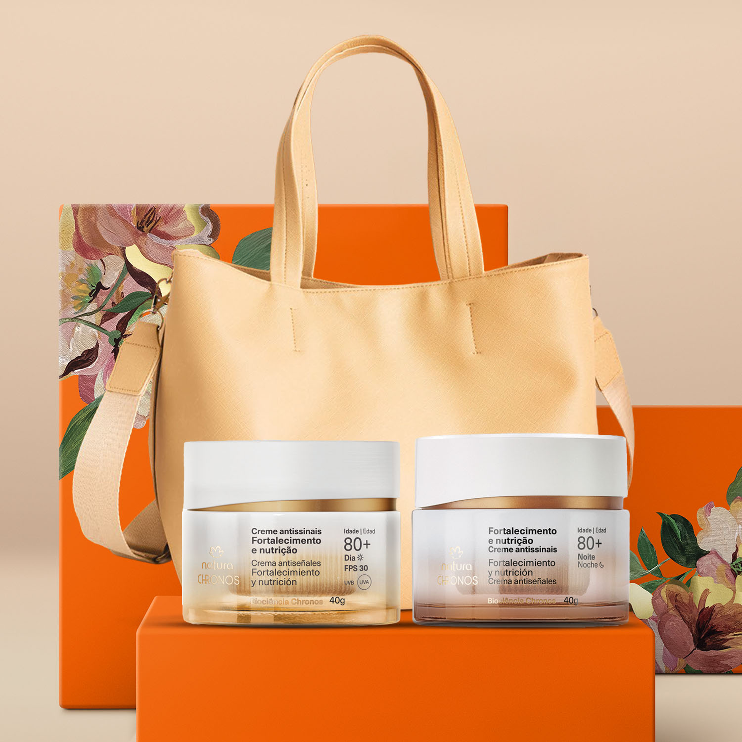 Regalo Madres Rutina 80+ (1 crema de día + 1 crema de noche + 1 cartera)