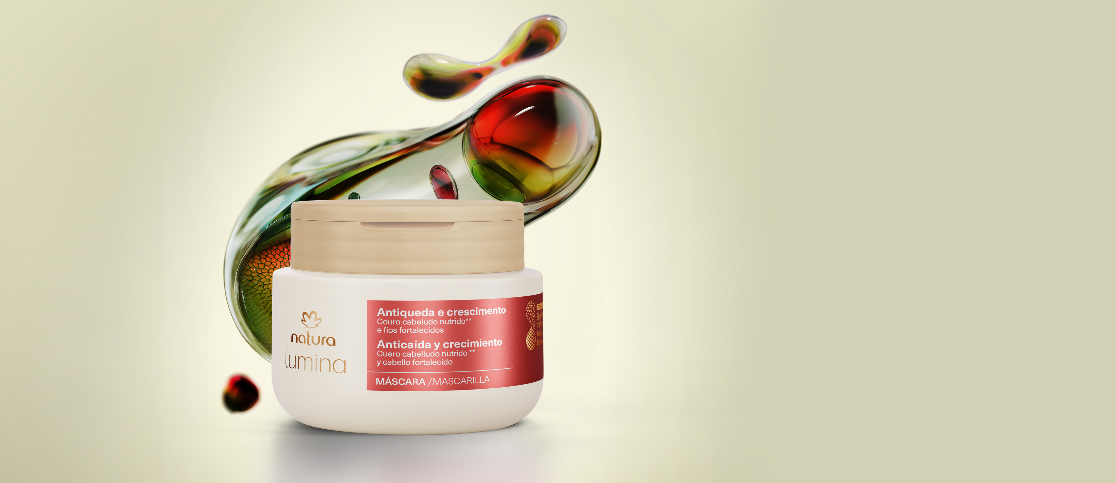 Lumina Máscara antiquiebre anticaída y crecimiento 250 ml