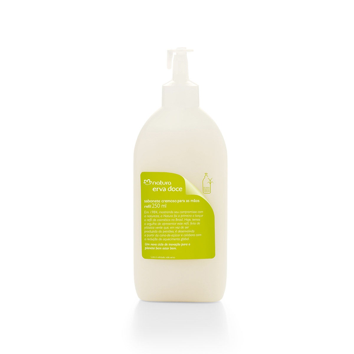 Repuesto Erva Doce Jabón cremoso para manos  250 ml