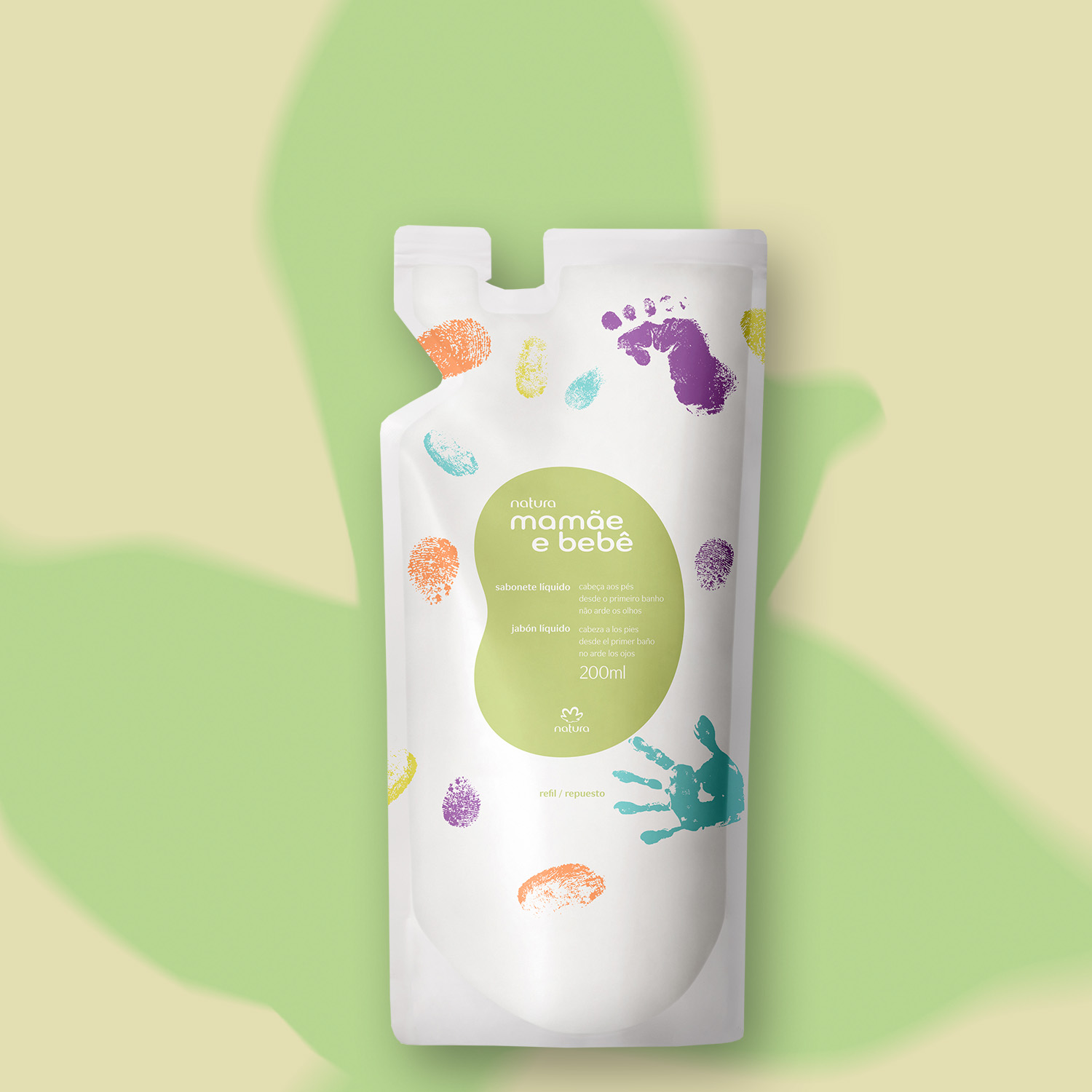 Repuesto Mamá y Bebé Jabón líquido  200 ml