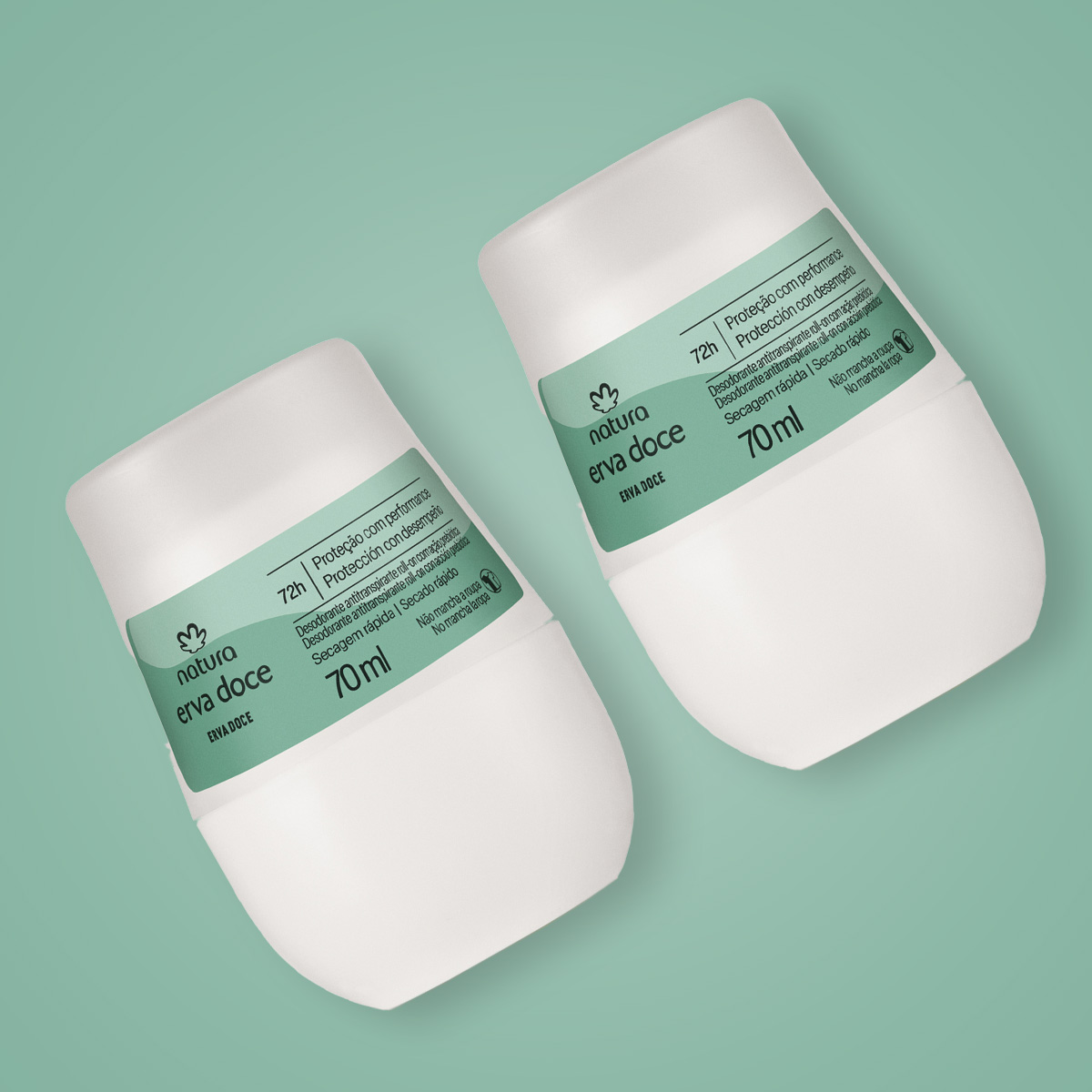 Kit Erva Doce Desodorante Roll-on (2 unidades)