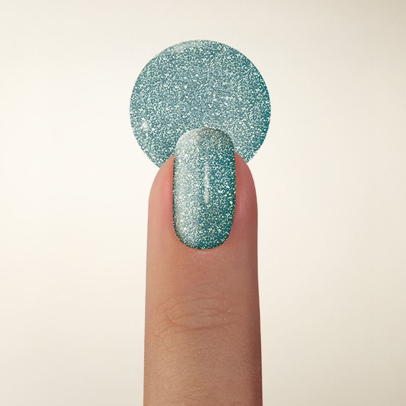 Faces Esmalte glitter glitter azul 6 ml
