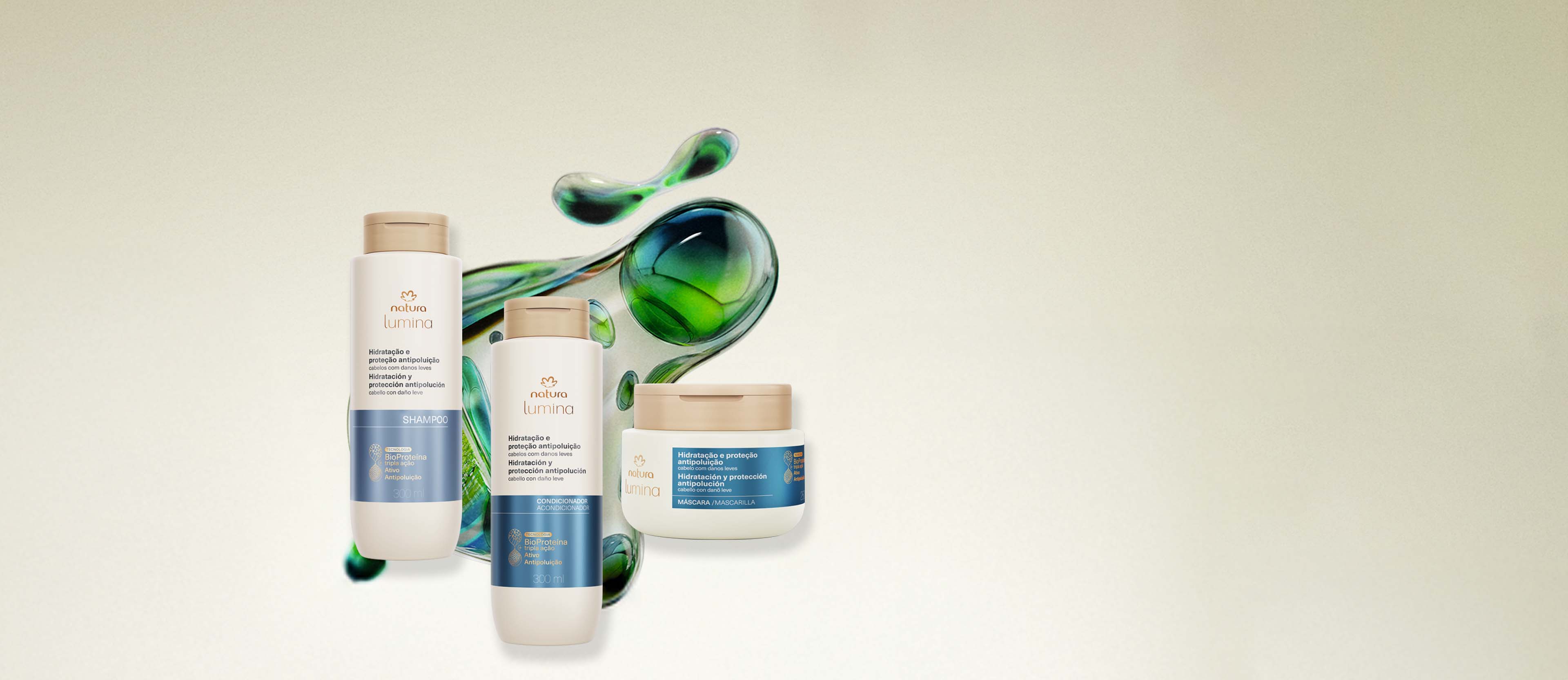 Kit Lumina Trío Hidratación y Protección Antipolución