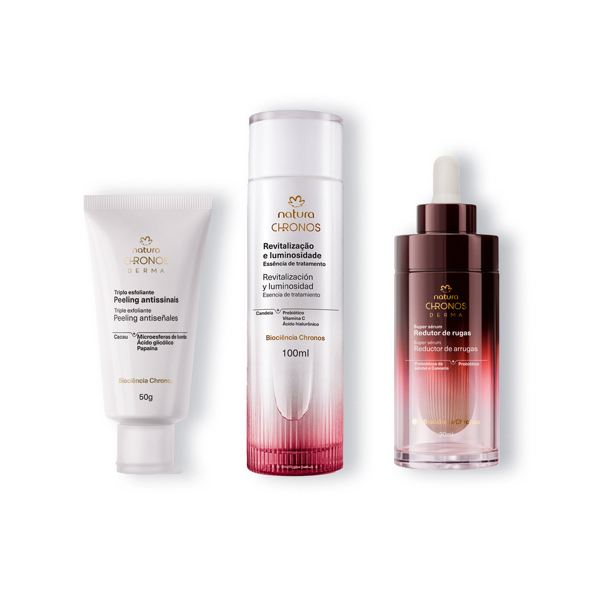 Kit Chronos Derma Rutina de Rostro Productivo