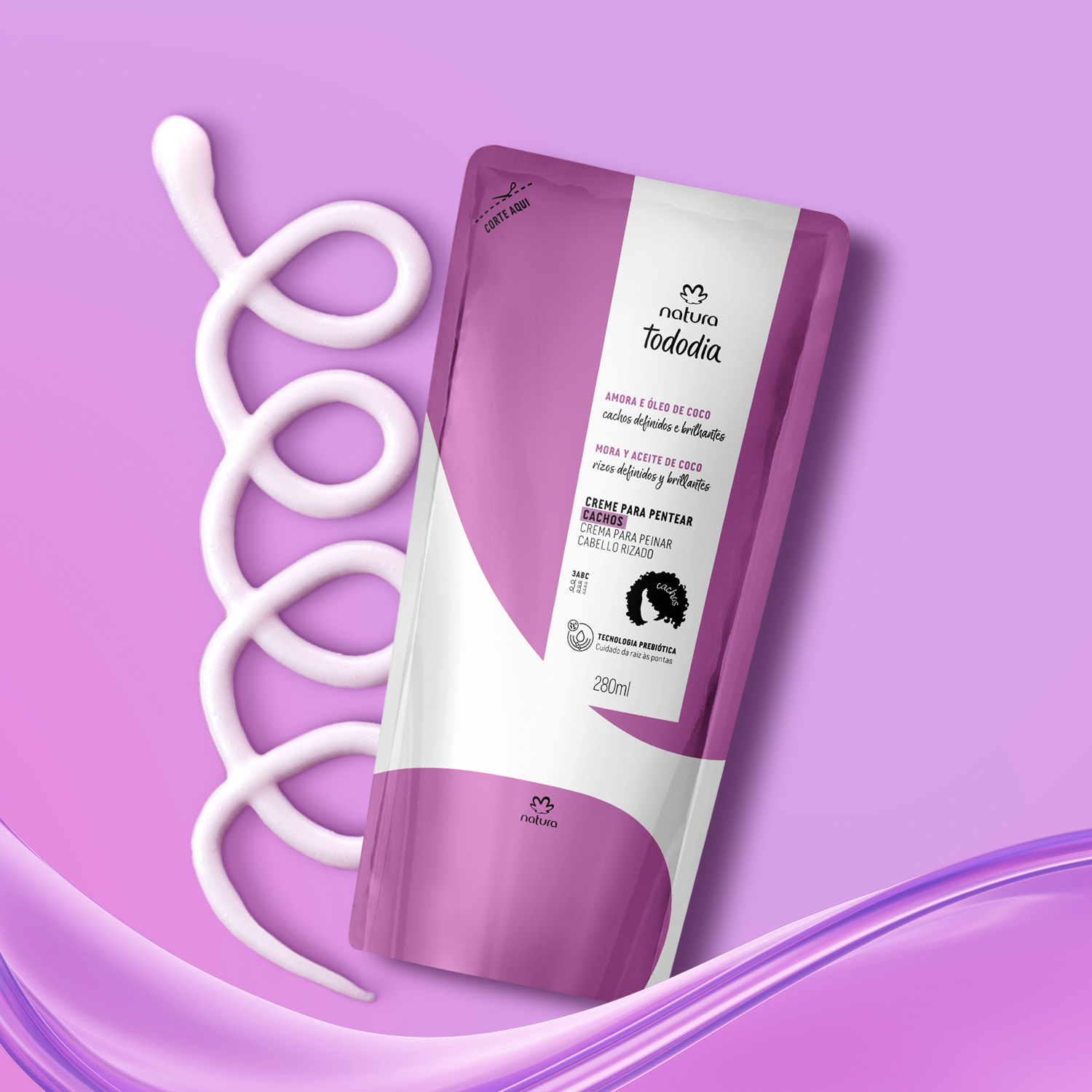 Tododia Crema para peinar rizos 280 ml