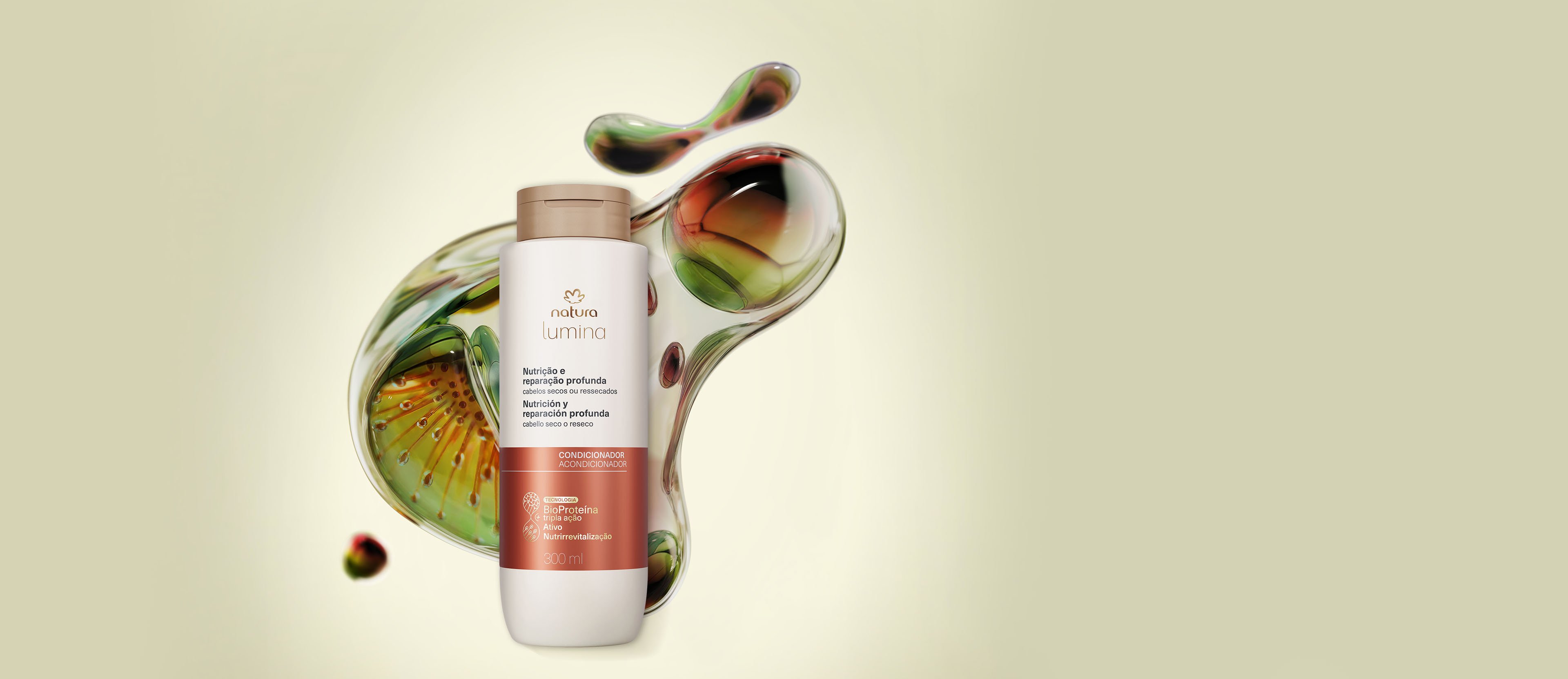 Acondicionador Nutrición y Reparación Profunda Lumina 300ml