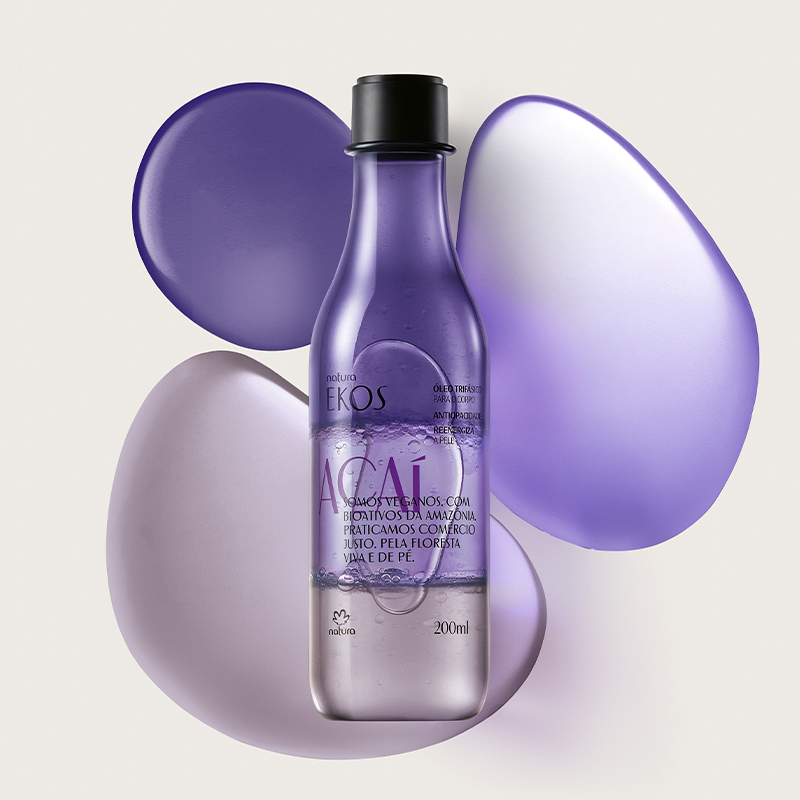 Ekos Óleo trifásico corporal acaí 200 ml