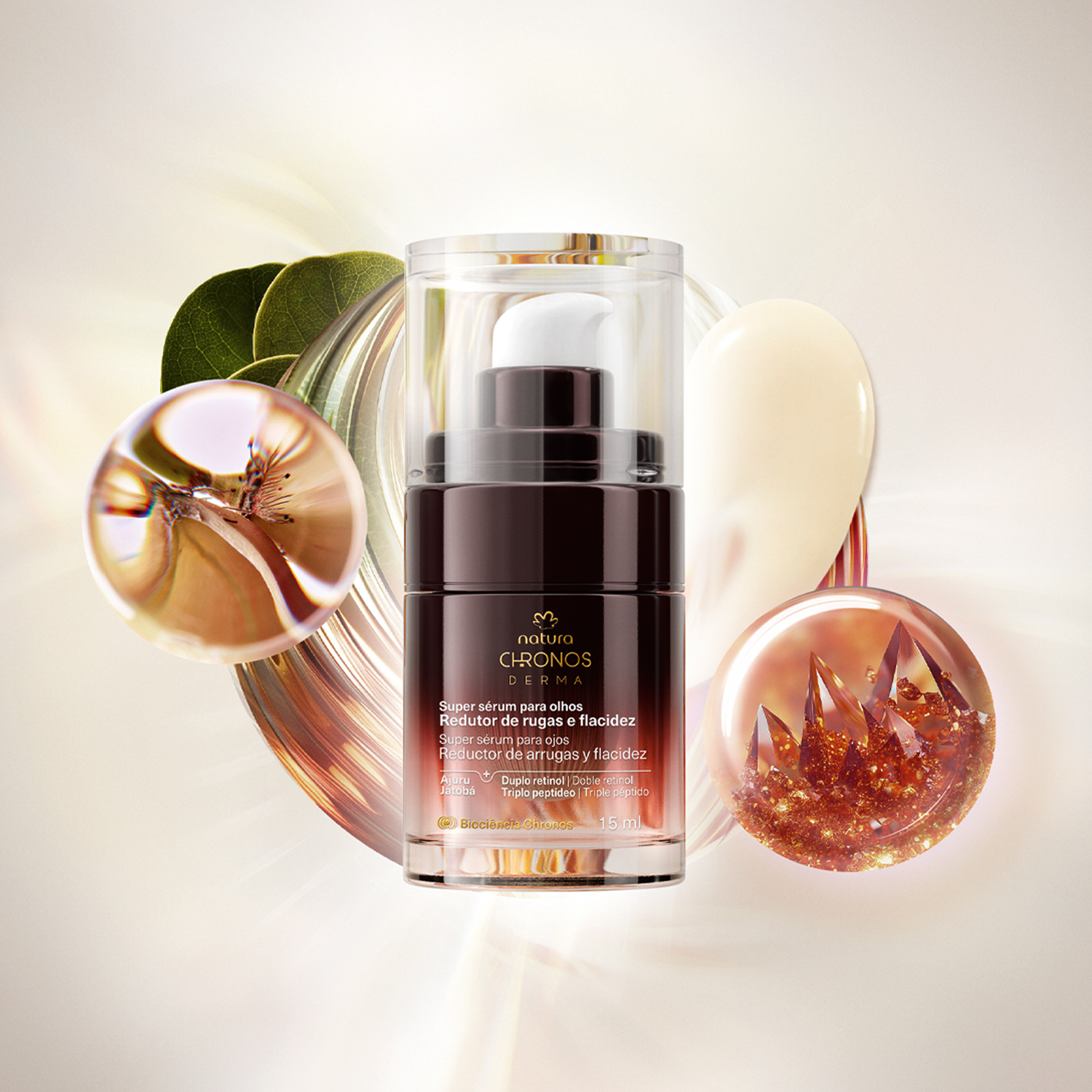 Super Sérum para Ojos Reductor de Arrugas y Flacidez Chronos Derma