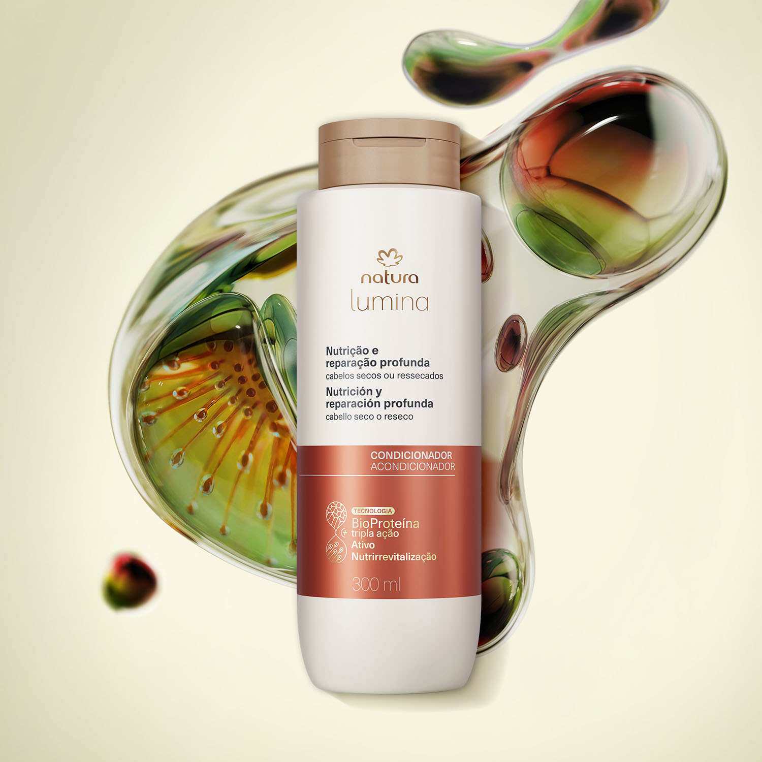 Acondicionador Nutrición y Reparación Profunda Lumina 300ml