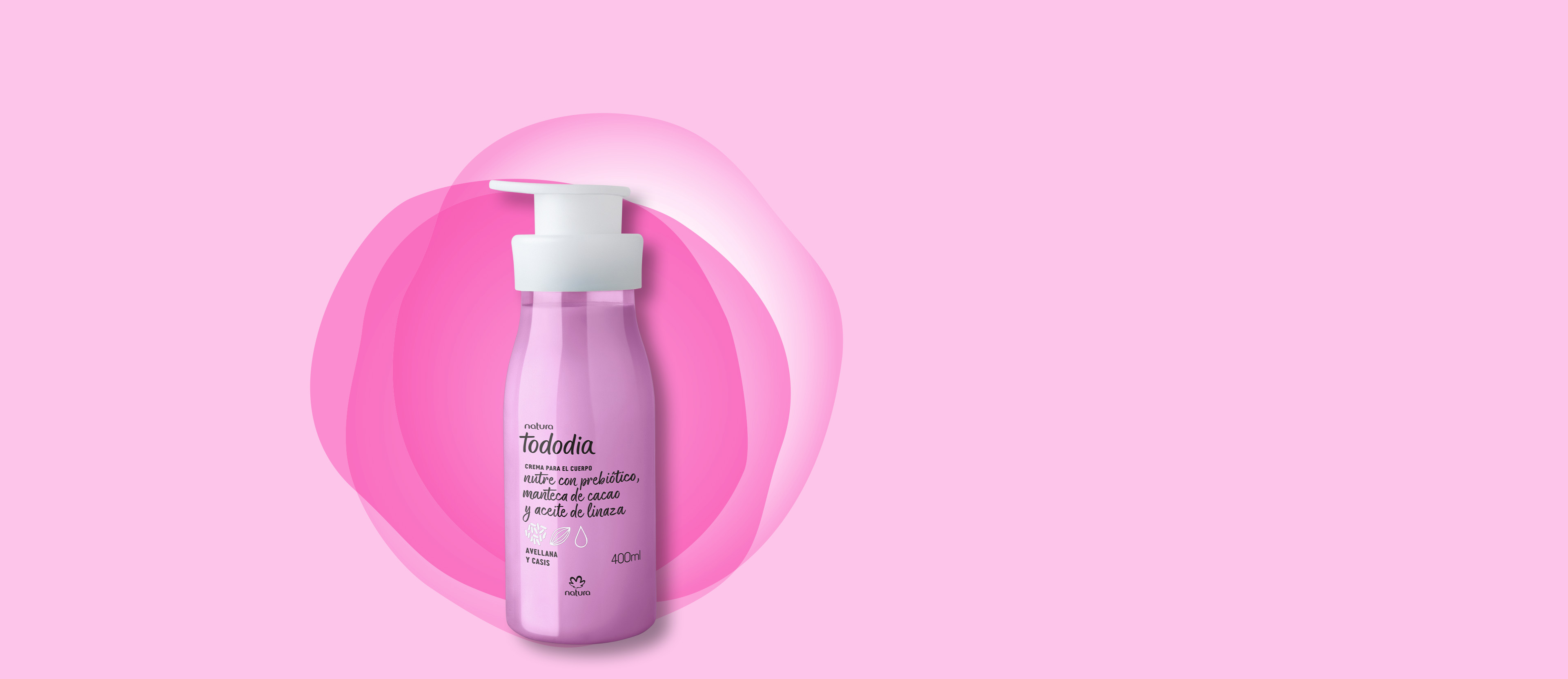 Tododia Hidratante corporal avellana y casis 400 ml