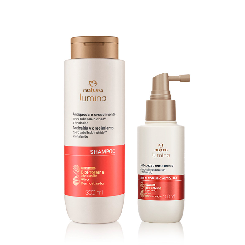 Set Lumina Anticaída Sérum y Shampoo