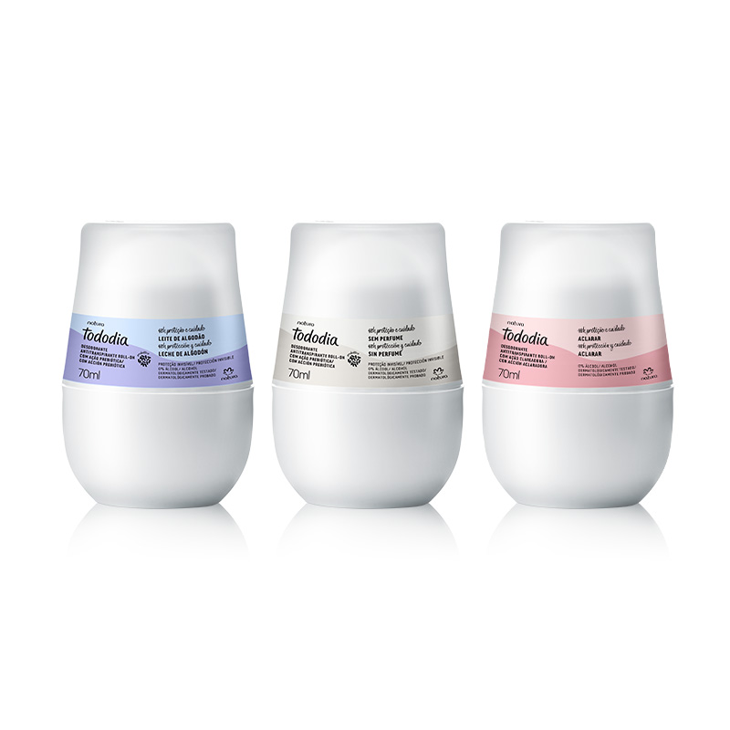 Kit Tododia desodorantes roll-on