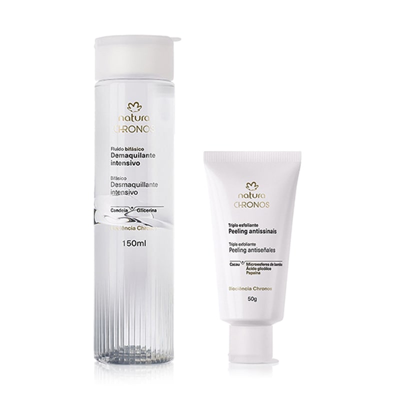 Kit Chronos desmaquillante + exfoliante