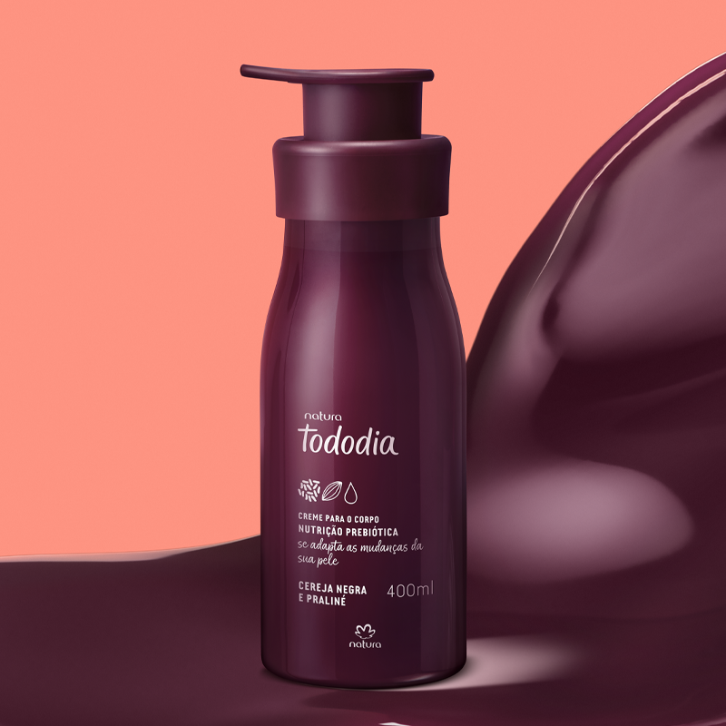 Tododia Hidratante corporal cereza negra y almendras dulces 400 ml