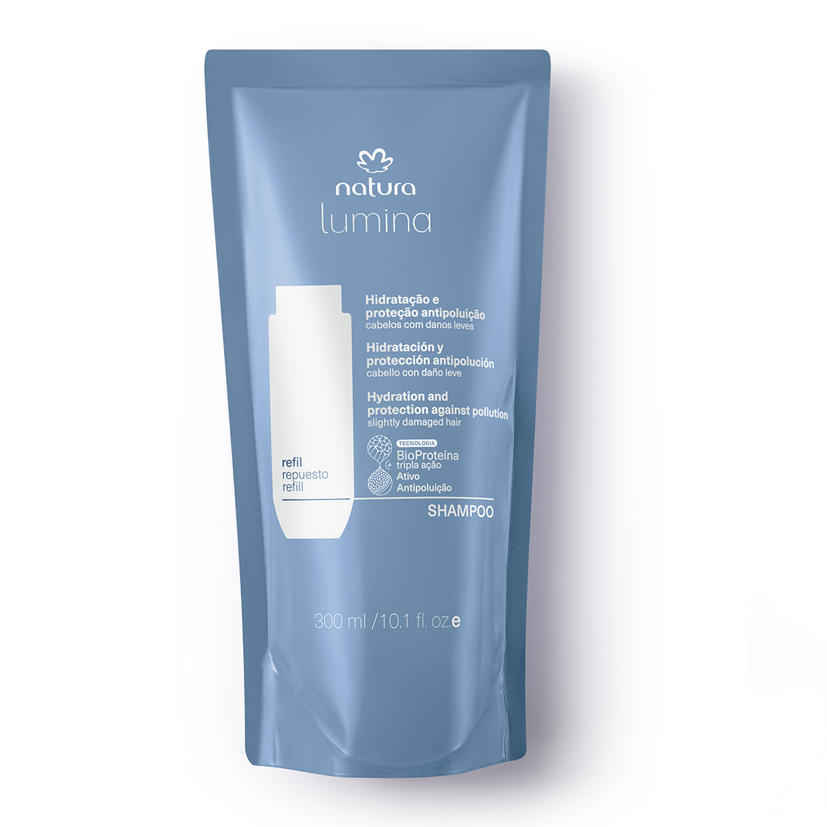 Repuesto Lumina Shampoo purificante hidratación y protección 300 ml