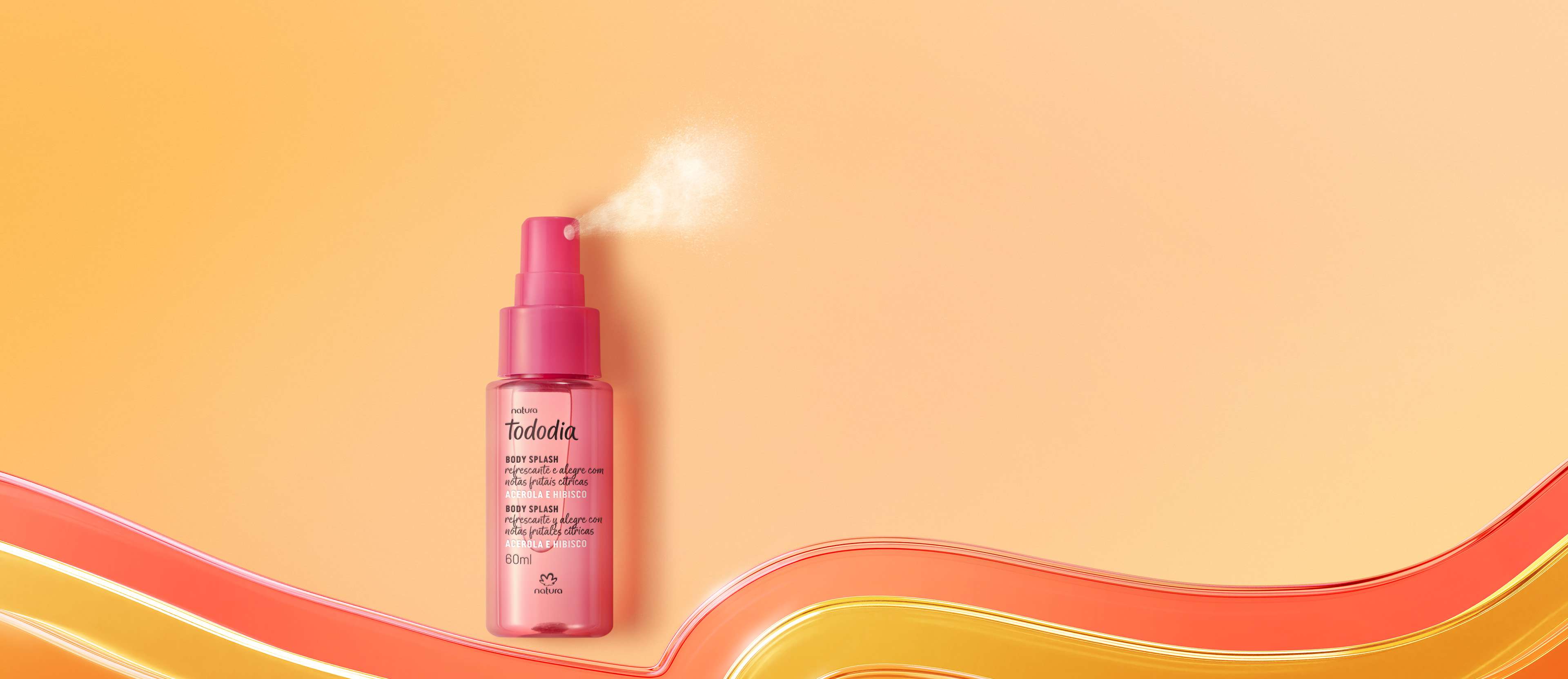 Mini Body Splash Tododia Acerola y Hibisco 60 ml
