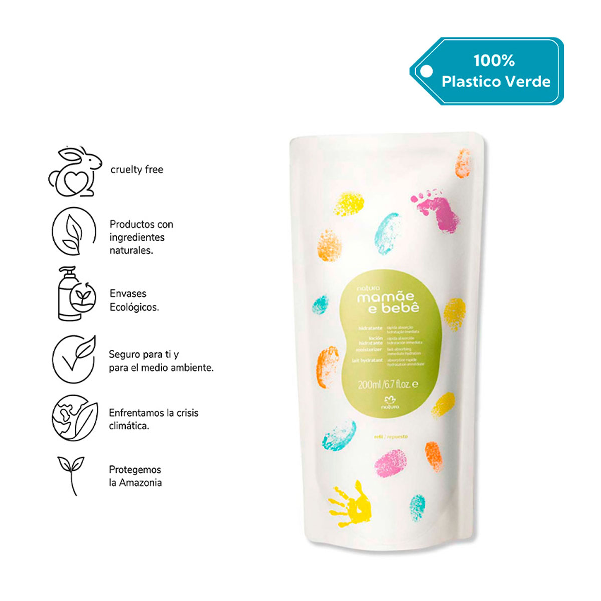 Repuesto Mamá y Bebé Loción hidratante protectora  200 ml