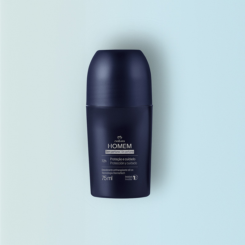 Homem Desodorante antitranspirante roll-on sin perfume  75 ml