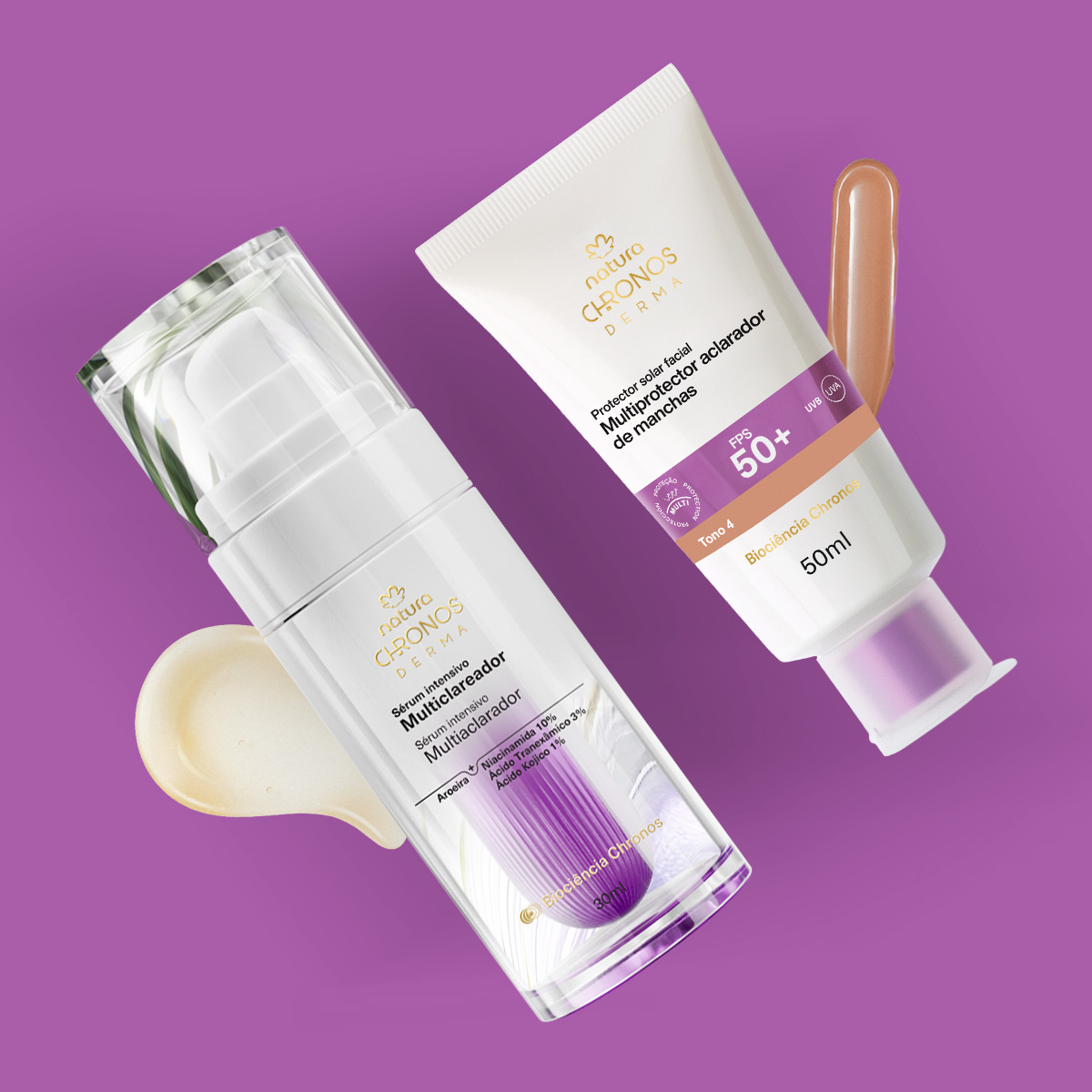 Kit Chronos Derma Antimanchas medio tono 4