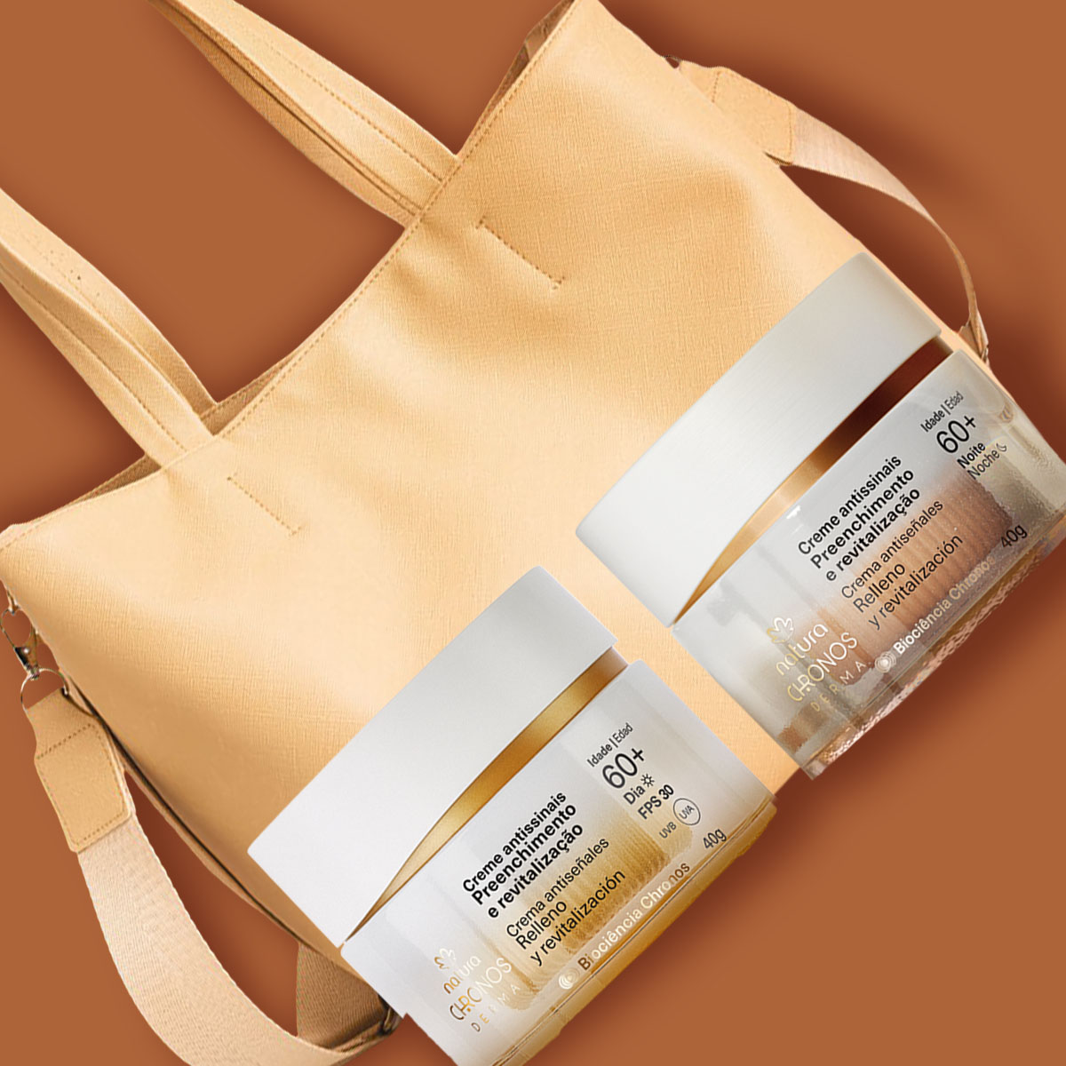 Regalo Madres Rutina 60+ (1 crema de día + 1 crema de noche + 1 cartera)