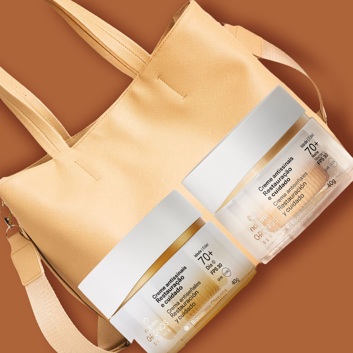 Regalo Madres Rutina 70+ (1 crema de día + 1 crema de noche + 1 cartera)