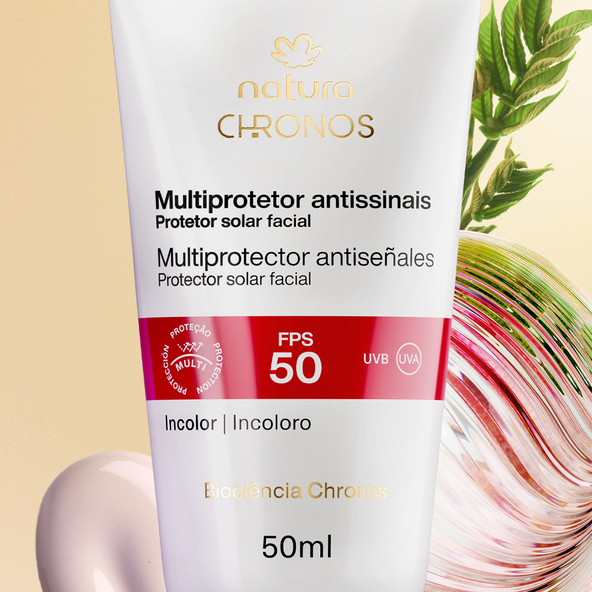 Chronos Derma Multiprotector antiseñales FPS 50 incoloro 50 ml