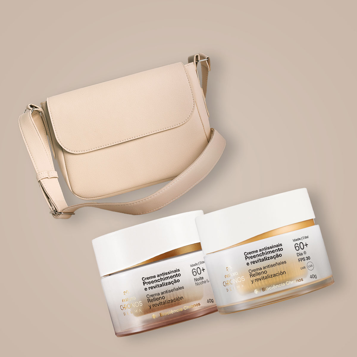 Regalo Natura Chronos Derma Antiseñales con Crossbody 60+