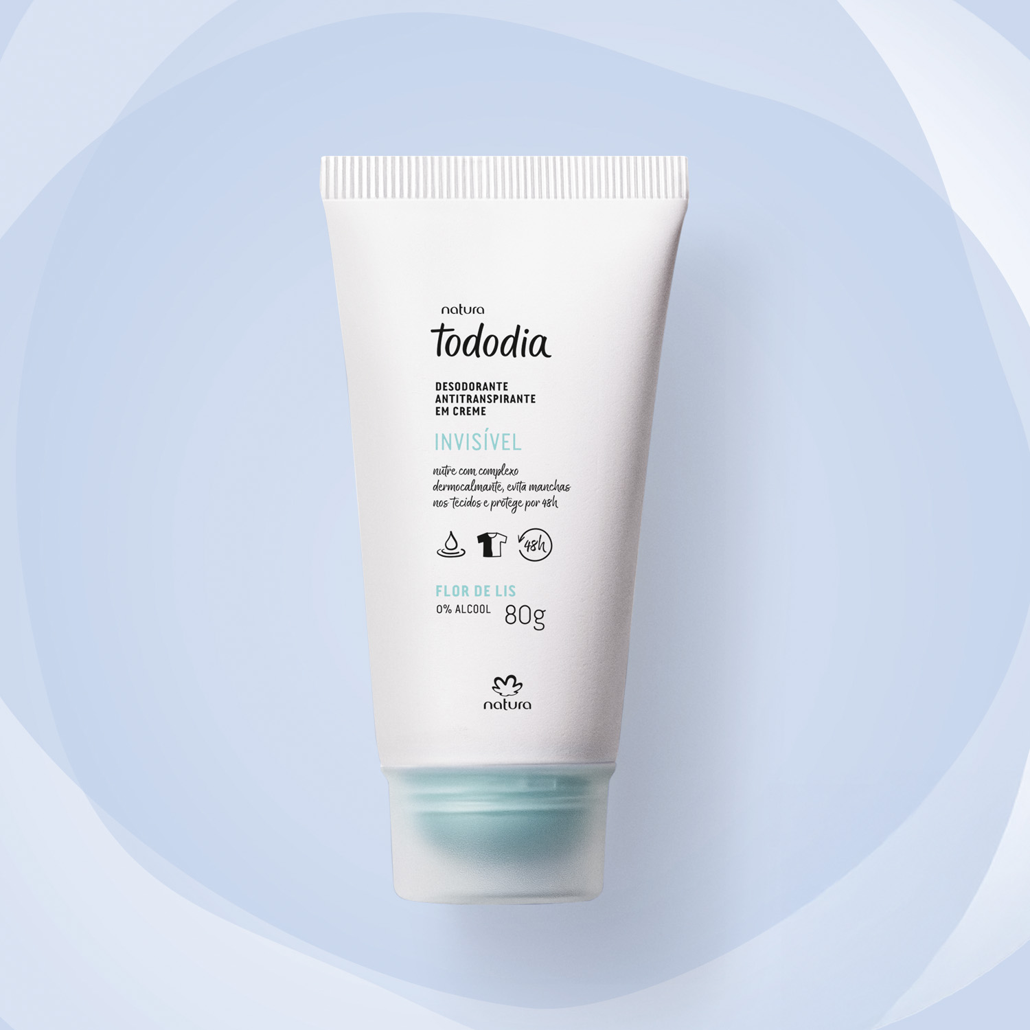 Desodorante antitraspirante en crema invisible algodón