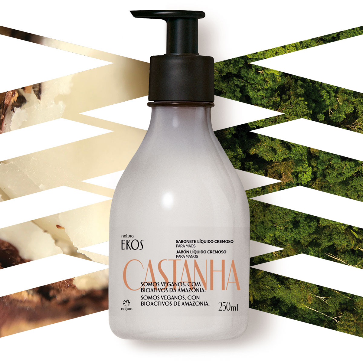 Ekos Jabón líquido para manos castaña 250 ml