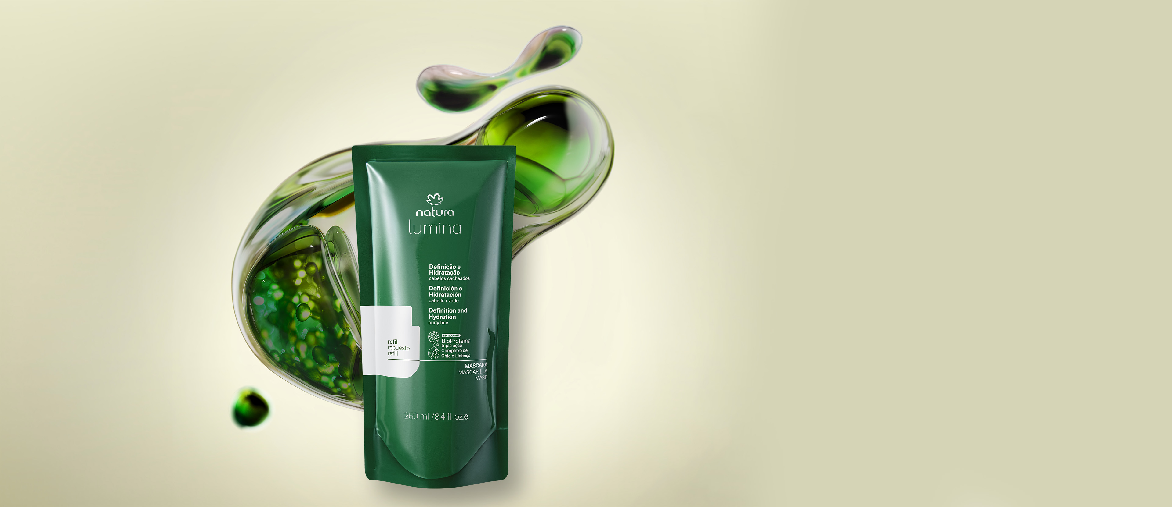 Repuesto Lumina Máscara recuperadora definición e hidratación 250 ml