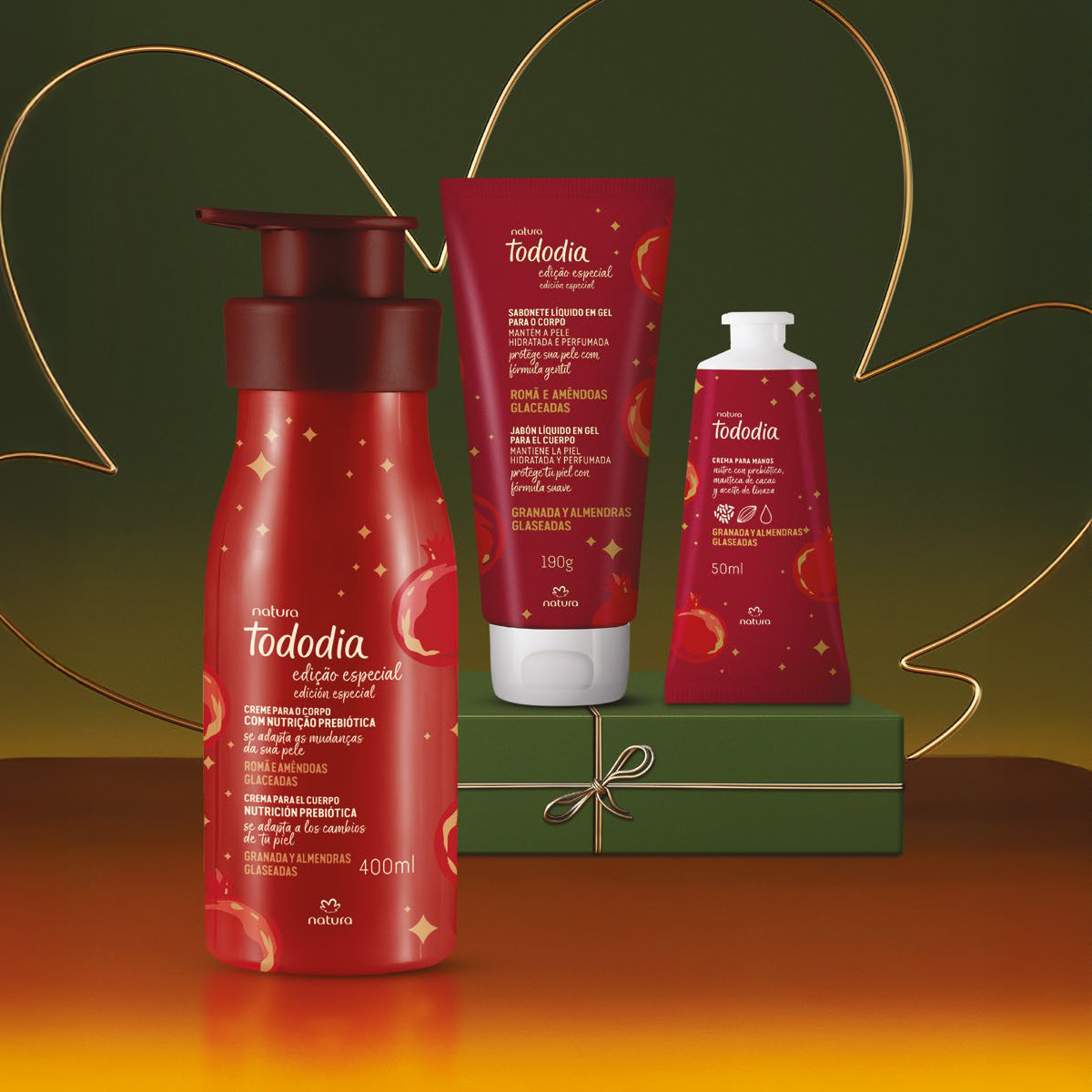 Regalo Tododia Granada y Almendras Glaseadas