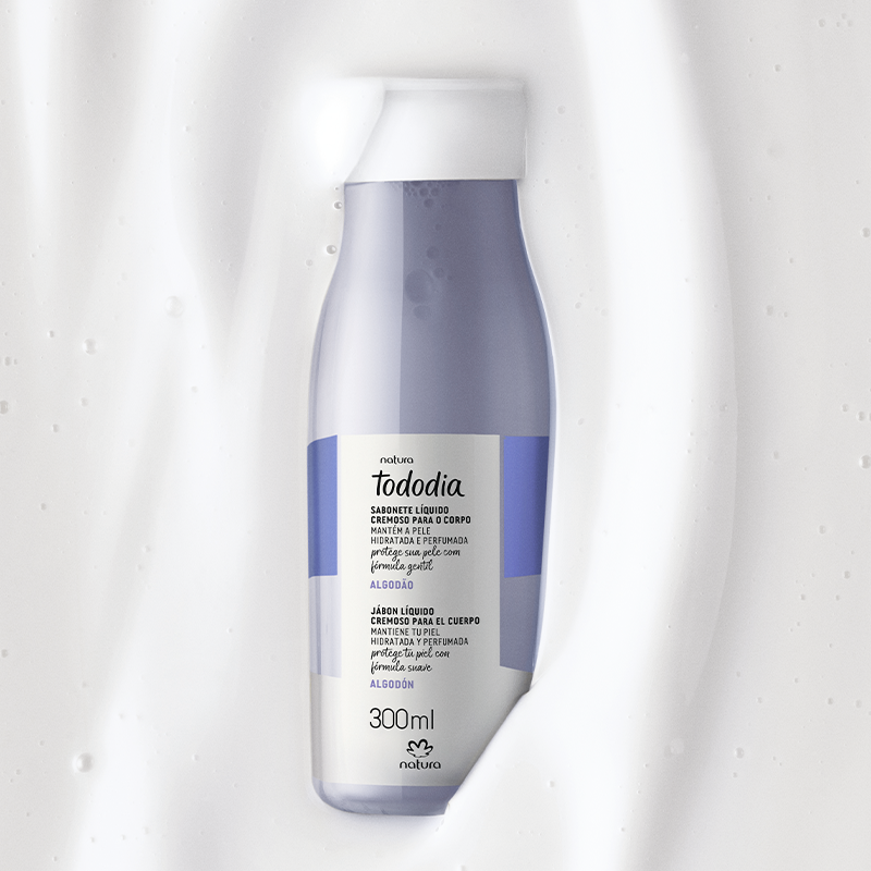 Tododia Jabón líquido cremoso algodón 300 ml