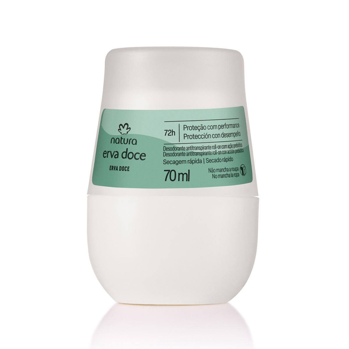 Erva doce Desodorante antitranspirante invisible roll-on  70 ml