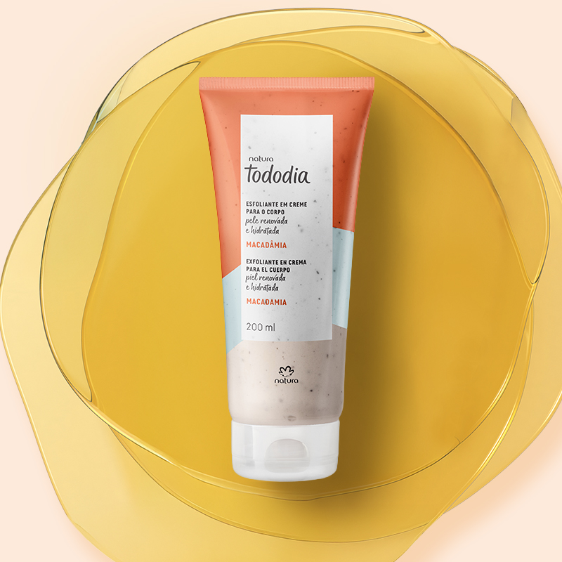 Tododia Crema exfoliante corporal macadamia 200 ml