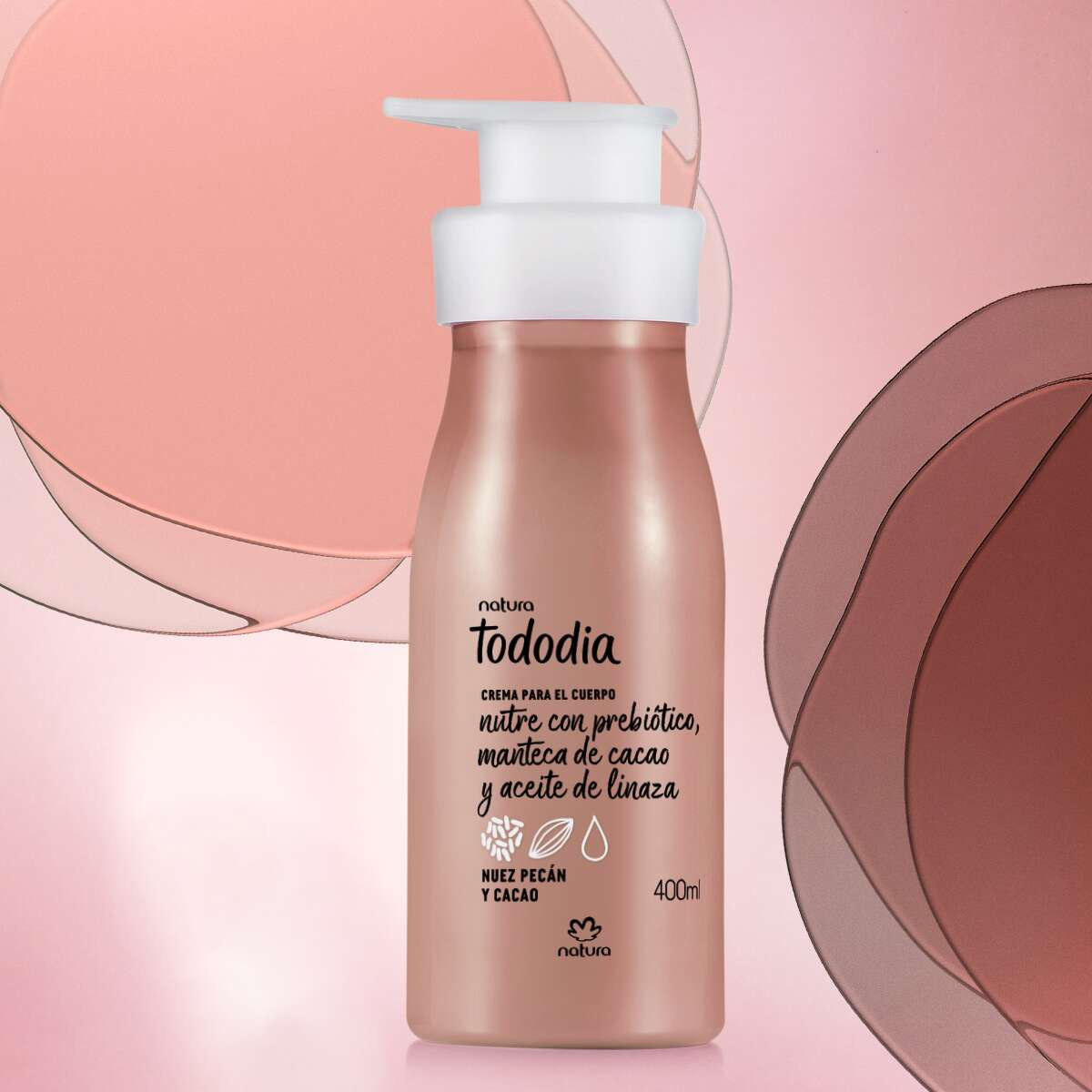 Tododia Hidratante corporal nuez pecán y cacao 400 ml