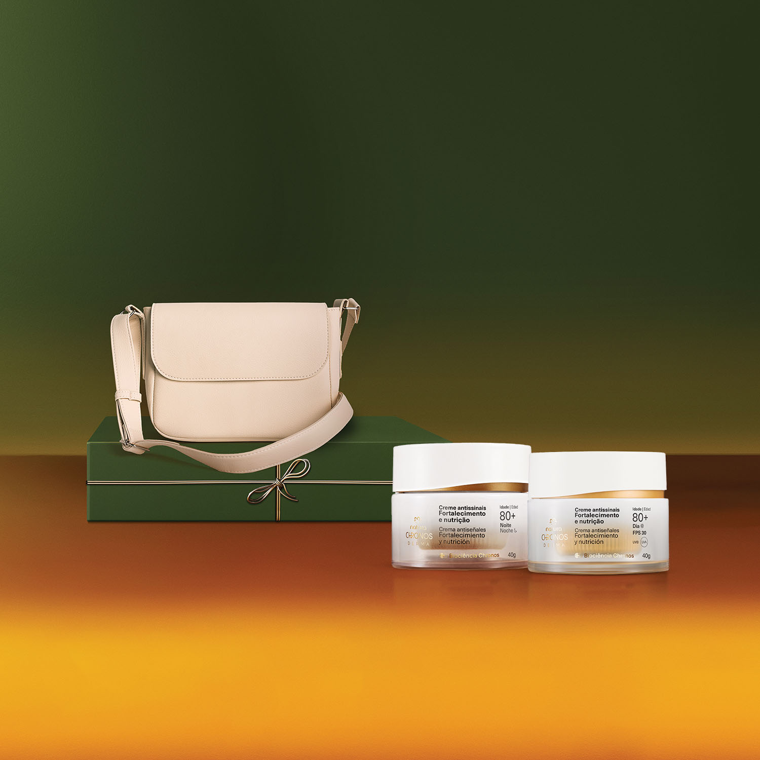 Regalo Natura Chronos Derma Antiseñales con Crossbody 80+