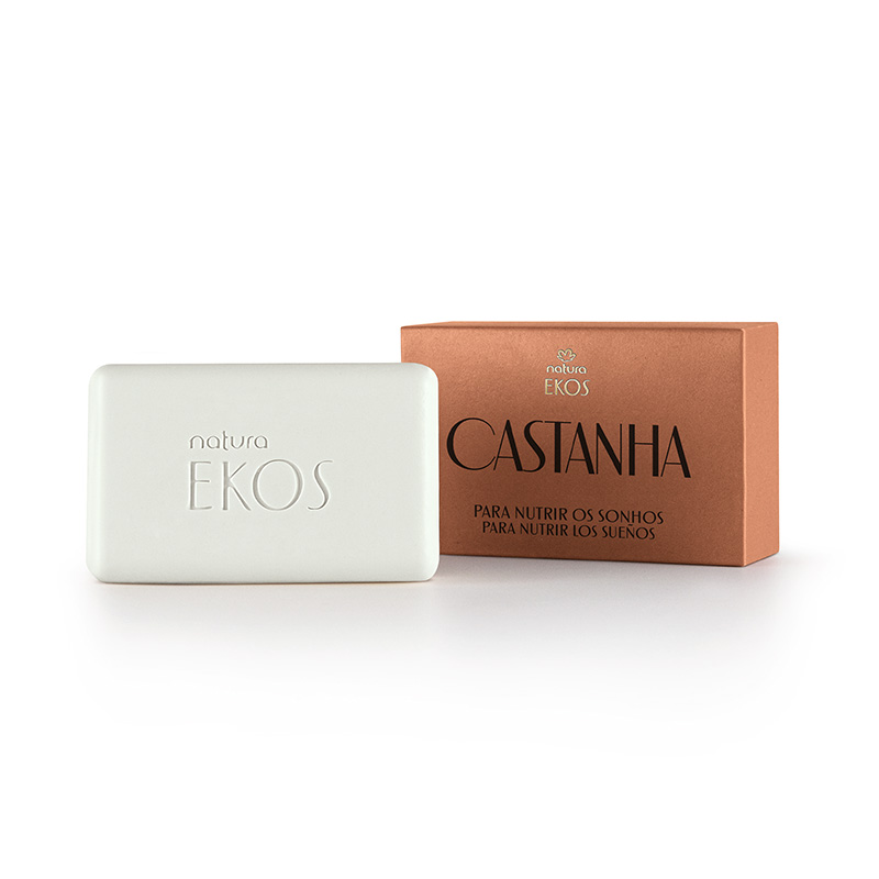 Ekos Jabón en barra puro vegetal castaña 100 g
