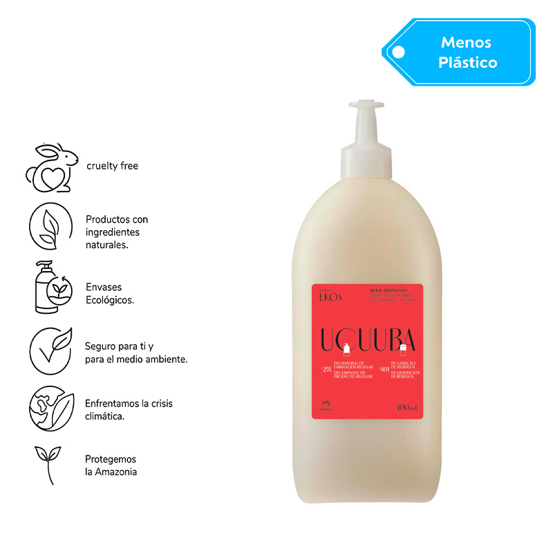 Repuesto Ekos Pulpa hidratante corporal ucuuba 400 ml
