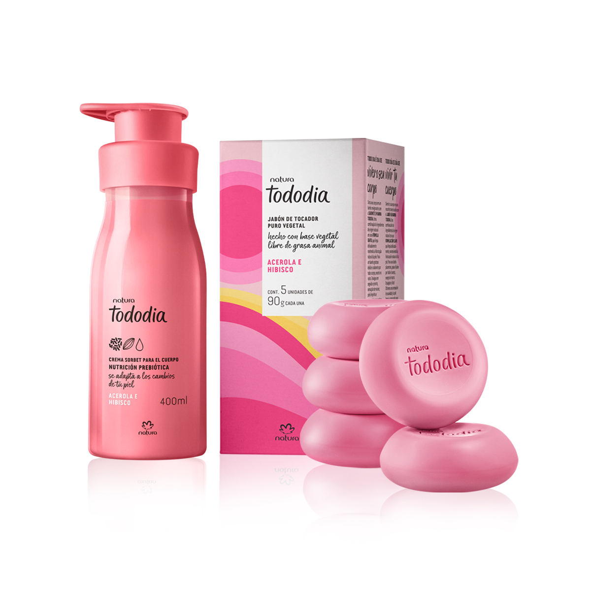 Kit Tododia Acerola y Hibisco Hidratación y Limpieza 