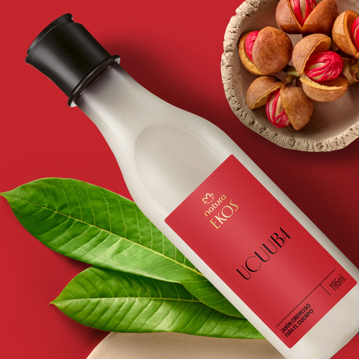 Jabón Líquido Cremoso para el Cuerpo Ekos Ucuuba