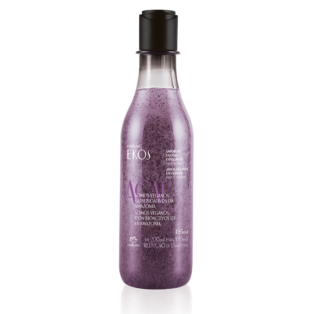 Jabón Líquido Exfoliante para el Cuerpo Ekos Açaí 185 ml