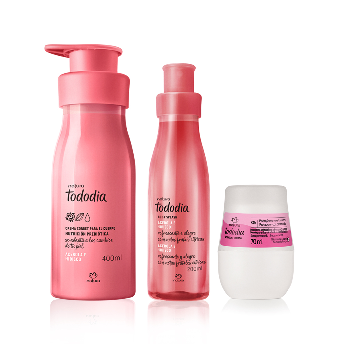 Kit Tododia Acerola y Hibisco Hidratación y Protección
