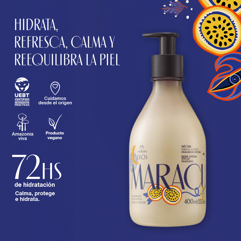 Ekos Hidratante corporal maracuyá naturaleza de los sueños 400 ml