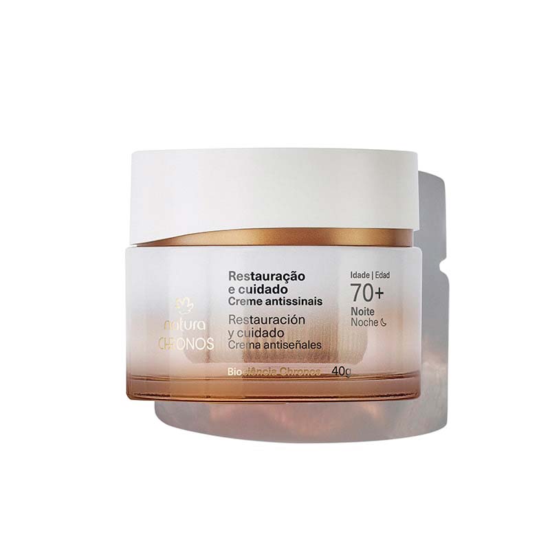 Chronos Crema antiseñales​ restauración y cuidado 70+​ noche  40 g